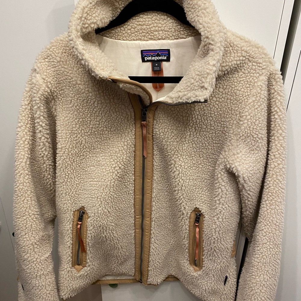 Patagonia Cream Teddy Jacket
